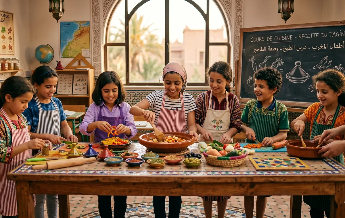 Cours de cuisine marocaine pour enfants - Summer Camp Kenitra